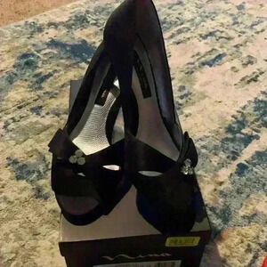 Nina Black Luster shoes